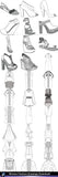 ★Women Fashion Drawings Download  V.1-Women Dresses,Tops,Skirts,Shoes Design Drawings - Architecture Autocad Blocks,CAD Details,CAD Drawings,3D Models,PSD,Vector,Sketchup Download