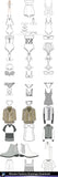 ★Women Fashion Drawings Download  V.2-Women Dresses,Tops,Skirts,Shoes Design Drawings - Architecture Autocad Blocks,CAD Details,CAD Drawings,3D Models,PSD,Vector,Sketchup Download