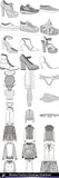 ★Women Fashion Drawings Download  V.6-Women Dresses,Tops,Skirts,Shoes Design Drawings - Architecture Autocad Blocks,CAD Details,CAD Drawings,3D Models,PSD,Vector,Sketchup Download