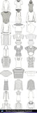 ★Women Fashion Drawings Download  V.6-Women Dresses,Tops,Skirts,Shoes Design Drawings - Architecture Autocad Blocks,CAD Details,CAD Drawings,3D Models,PSD,Vector,Sketchup Download