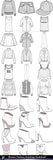 ★Women Fashion Drawings Download  V.6-Women Dresses,Tops,Skirts,Shoes Design Drawings - Architecture Autocad Blocks,CAD Details,CAD Drawings,3D Models,PSD,Vector,Sketchup Download