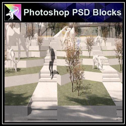 Photoshop PSD Landscape -Landscape presentation concept psd V.17 - Architecture Autocad Blocks,CAD Details,CAD Drawings,3D Models,PSD,Vector,Sketchup Download