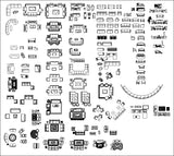 ★【Interior Design Autocad Blocks Collections V.3】All kinds of CAD Blocks Bundle - Architecture Autocad Blocks,CAD Details,CAD Drawings,3D Models,PSD,Vector,Sketchup Download