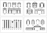 ★【Architectural Classical Element Autocad Blocks V.2】All kinds of architecture decorations CAD blocks Bundle - Architecture Autocad Blocks,CAD Details,CAD Drawings,3D Models,PSD,Vector,Sketchup Download