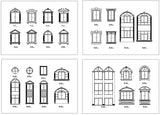 ★【Architectural Classical Element Autocad Blocks V.2】All kinds of architecture decorations CAD blocks Bundle - Architecture Autocad Blocks,CAD Details,CAD Drawings,3D Models,PSD,Vector,Sketchup Download