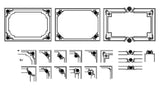 ★【Ceiling line,Corner flower,Parquet Autocad Blocks】All kinds of Ceiling design CAD drawings Bundle - Architecture Autocad Blocks,CAD Details,CAD Drawings,3D Models,PSD,Vector,Sketchup Download