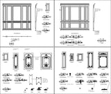 ★【Interior design Neoclassical wall design V1】All kinds of Neoclassical wall design CAD drawings Bundle - Architecture Autocad Blocks,CAD Details,CAD Drawings,3D Models,PSD,Vector,Sketchup Download