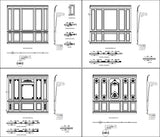 ★【Interior design Neoclassical wall design V1】All kinds of Neoclassical wall design CAD drawings Bundle - Architecture Autocad Blocks,CAD Details,CAD Drawings,3D Models,PSD,Vector,Sketchup Download