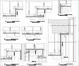 ★【Ceiling Details-Autocad Blocks,details Collections V1】All kinds of Ceiling Details Design CAD Drawings