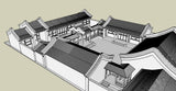 【Famous Architecture Project】Beijing quadrangle-Architectural 3D SKP model - Architecture Autocad Blocks,CAD Details,CAD Drawings,3D Models,PSD,Vector,Sketchup Download