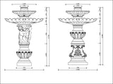 ★【Fountain,Flower Pot Autocad Blocks】All kinds of CAD blocks Bundle - Architecture Autocad Blocks,CAD Details,CAD Drawings,3D Models,PSD,Vector,Sketchup Download