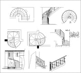 ★【Stair Autocad Blocks,details Collections】All kinds of Stair Design CAD Drawings - Architecture Autocad Blocks,CAD Details,CAD Drawings,3D Models,PSD,Vector,Sketchup Download