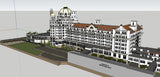 💎【Sketchup Architecture 3D Projects】Blenheim Hotel Sketchup 3D Models - Architecture Autocad Blocks,CAD Details,CAD Drawings,3D Models,PSD,Vector,Sketchup Download