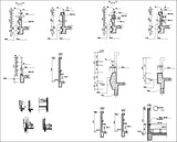 ★【Parapet Details-Autocad Blocks,details Collections V1】All kinds of Parapet Details Design CAD Drawings