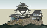 【Famous Architecture Project】Okazaki Castle Sketchup 3D model-Architectural 3D SKP model - Architecture Autocad Blocks,CAD Details,CAD Drawings,3D Models,PSD,Vector,Sketchup Download