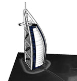 【Famous Architecture Project】Burj Al Arab Jumeirah Sketchup 3D model-Architectural 3D SKP model - Architecture Autocad Blocks,CAD Details,CAD Drawings,3D Models,PSD,Vector,Sketchup Download