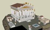 【Famous Architecture Project】Temple Of Jupiter Optimus Maximus-Architectural 3D SKP model - Architecture Autocad Blocks,CAD Details,CAD Drawings,3D Models,PSD,Vector,Sketchup Download