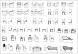 ★【Interior Design Autocad Blocks Collections V.2】All kinds of CAD Blocks Bundle - Architecture Autocad Blocks,CAD Details,CAD Drawings,3D Models,PSD,Vector,Sketchup Download