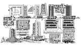 【Architecture CAD Projects】@Commercial Building CAD Design - Architecture Autocad Blocks,CAD Details,CAD Drawings,3D Models,PSD,Vector,Sketchup Download