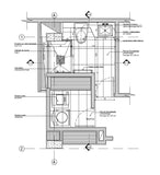 【Interior Design CAD Drawings】@Bathroom interiors design and detail in autocad dwg files - Architecture Autocad Blocks,CAD Details,CAD Drawings,3D Models,PSD,Vector,Sketchup Download