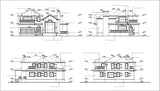 ★Modern Villa CAD Plan,Elevation Drawings Download V.4 - Architecture Autocad Blocks,CAD Details,CAD Drawings,3D Models,PSD,Vector,Sketchup Download