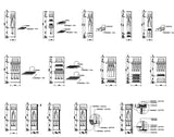 【Interior Design CAD Drawings】@Wardrobe Elevation design - Architecture Autocad Blocks,CAD Details,CAD Drawings,3D Models,PSD,Vector,Sketchup Download