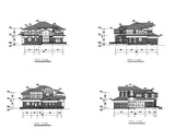 ★Modern Villa CAD Plan,Elevation Drawings Download V.34 - Architecture Autocad Blocks,CAD Details,CAD Drawings,3D Models,PSD,Vector,Sketchup Download