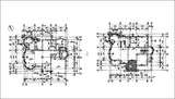 ★Modern Villa CAD Plan,Elevation Drawings Download V.17 - Architecture Autocad Blocks,CAD Details,CAD Drawings,3D Models,PSD,Vector,Sketchup Download