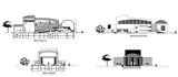 【Architecture CAD Projects】@Civic center architecture projects detail cad drawings - Architecture Autocad Blocks,CAD Details,CAD Drawings,3D Models,PSD,Vector,Sketchup Download