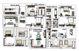 【Interior Design CAD Drawings】@Apartment interiors CAD Details - Architecture Autocad Blocks,CAD Details,CAD Drawings,3D Models,PSD,Vector,Sketchup Download
