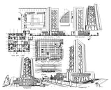 【Architecture CAD Projects】@Commercial Building CAD Design - Architecture Autocad Blocks,CAD Details,CAD Drawings,3D Models,PSD,Vector,Sketchup Download