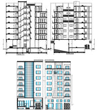【Architecture CAD Projects】@Commercial Apartment - Architecture Autocad Blocks,CAD Details,CAD Drawings,3D Models,PSD,Vector,Sketchup Download