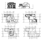 ★Modern Villa CAD Plan,Elevation Drawings Download V.27 - Architecture Autocad Blocks,CAD Details,CAD Drawings,3D Models,PSD,Vector,Sketchup Download