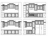 【Interior Design CAD Drawings】@Kitchen Elevation Design CAD Details - Architecture Autocad Blocks,CAD Details,CAD Drawings,3D Models,PSD,Vector,Sketchup Download