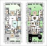 【Architecture CAD Projects】Modern Bungalows Design Plan,Villa CAD Drawings V.4 - Architecture Autocad Blocks,CAD Details,CAD Drawings,3D Models,PSD,Vector,Sketchup Download