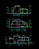 ★Modern Villa CAD Plan,Elevation Drawings Download V.13 - Architecture Autocad Blocks,CAD Details,CAD Drawings,3D Models,PSD,Vector,Sketchup Download
