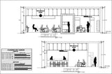 【Architecture CAD Projects】Bank Design - Architecture Autocad Blocks,CAD Details,CAD Drawings,3D Models,PSD,Vector,Sketchup Download
