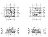 ★Modern Villa CAD Plan,Elevation Drawings Download V.24 - Architecture Autocad Blocks,CAD Details,CAD Drawings,3D Models,PSD,Vector,Sketchup Download