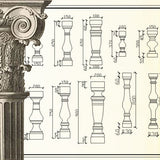 Ornamental Parts of Architecture -☆Architectural Decorative CAD Blocks☆ V.9 - Architecture Autocad Blocks,CAD Details,CAD Drawings,3D Models,PSD,Vector,Sketchup Download