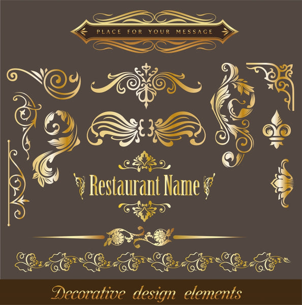 ★Vintage Decoration Design Collection V1-vintage design,classical design,border,flower,corner,elegant design,vintage pattern