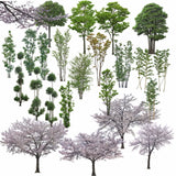 ★Photoshop PSD Landscape Blocks-Trees Blocks V.2 - Architecture Autocad Blocks,CAD Details,CAD Drawings,3D Models,PSD,Vector,Sketchup Download