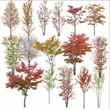 ★Photoshop PSD Landscape Blocks-Trees & Bushes Blocks V.1 - Architecture Autocad Blocks,CAD Details,CAD Drawings,3D Models,PSD,Vector,Sketchup Download