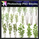 ★Photoshop PSD Landscape Blocks-Trees Blocks V.12 - Architecture Autocad Blocks,CAD Details,CAD Drawings,3D Models,PSD,Vector,Sketchup Download