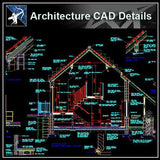 【Architecture Details】House Section - Architecture Autocad Blocks,CAD Details,CAD Drawings,3D Models,PSD,Vector,Sketchup Download