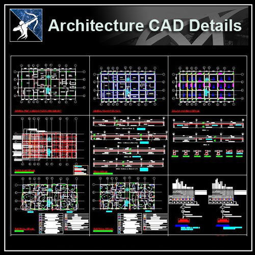 【Architecture Details】Structure Drawings - Architecture Autocad Blocks,CAD Details,CAD Drawings,3D Models,PSD,Vector,Sketchup Download