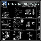 【Architecture Details】Architecture Details Collection - Architecture Autocad Blocks,CAD Details,CAD Drawings,3D Models,PSD,Vector,Sketchup Download