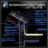 【Architecture Details】Ridge Eave & Parapet Details - Architecture Autocad Blocks,CAD Details,CAD Drawings,3D Models,PSD,Vector,Sketchup Download