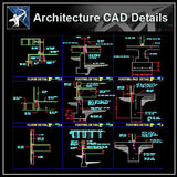 【Architecture Details】Construction Details V.1 - Architecture Autocad Blocks,CAD Details,CAD Drawings,3D Models,PSD,Vector,Sketchup Download