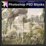 Photoshop PSD Landscape -Landscape presentation concept psd V.16 - Architecture Autocad Blocks,CAD Details,CAD Drawings,3D Models,PSD,Vector,Sketchup Download