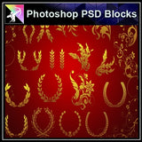 ★Photoshop PSD Decorative Elements V1-PSD Decorative Elements,Skirting Board,Corner Post,Neoclassicism Decor,Baroque elements - Architecture Autocad Blocks,CAD Details,CAD Drawings,3D Models,PSD,Vector,Sketchup Download